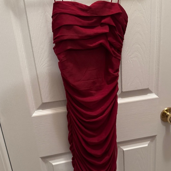 PRINCESS POLLY TARA MINI DRESS RED SIZE US 0 AU/UK 4 - Picture 15 of 16